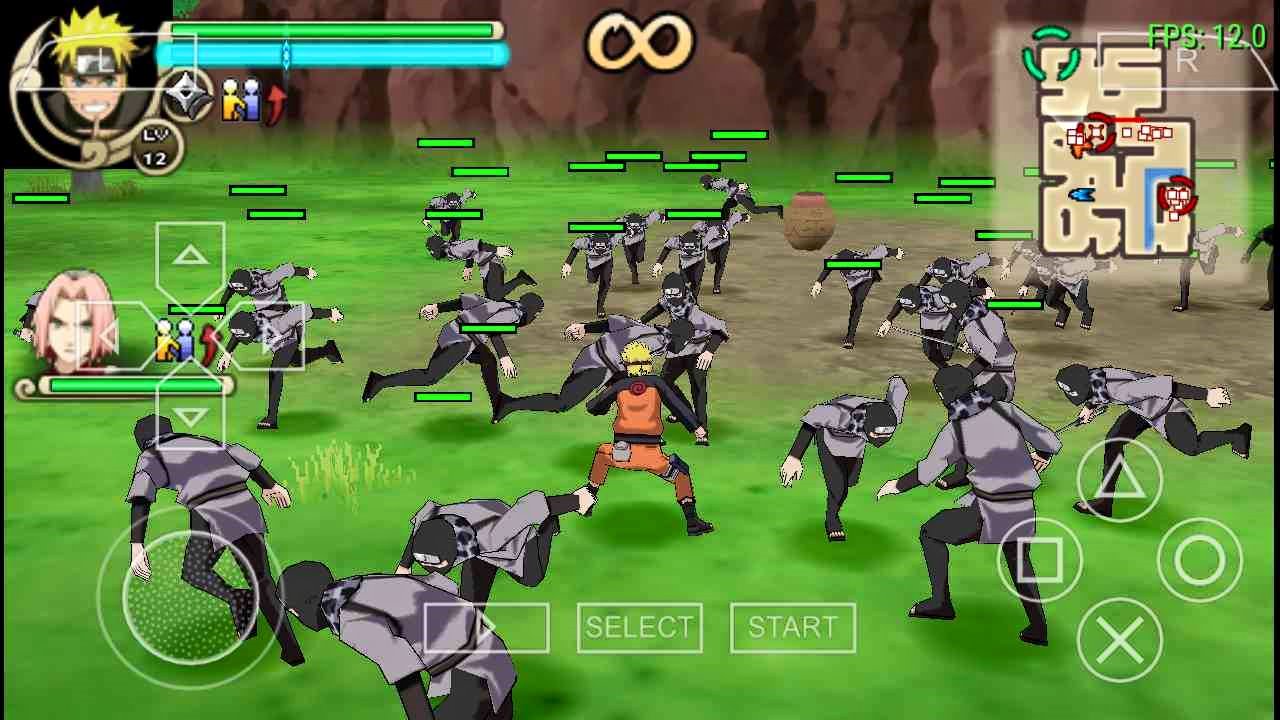 naruto ultimate ninja impact 1 and 2 ro